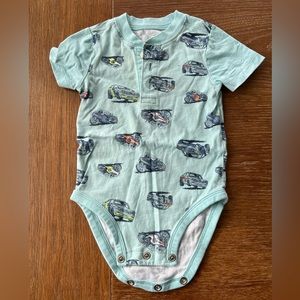 Race cars 9m onesie